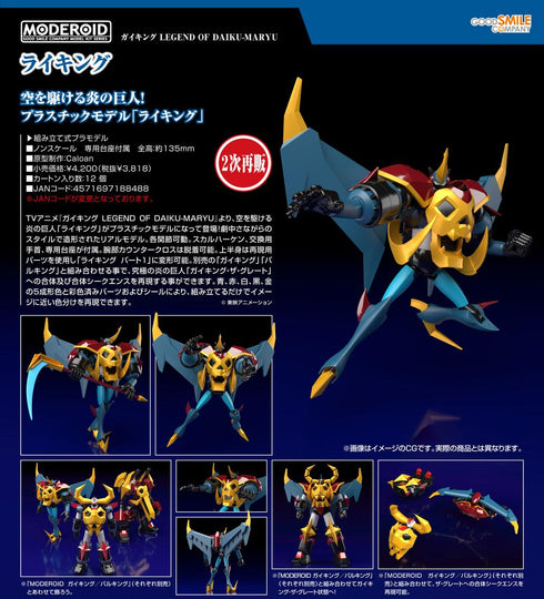 『ガイキング LEGEND OF DAIKU-MARYU』MODEROID ライキング【202506再販】