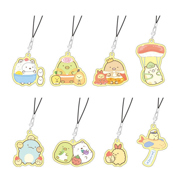 『すみっコぐらし』ようこそ!たべもの王国 メタルチャームストラップ 8個入りBOX