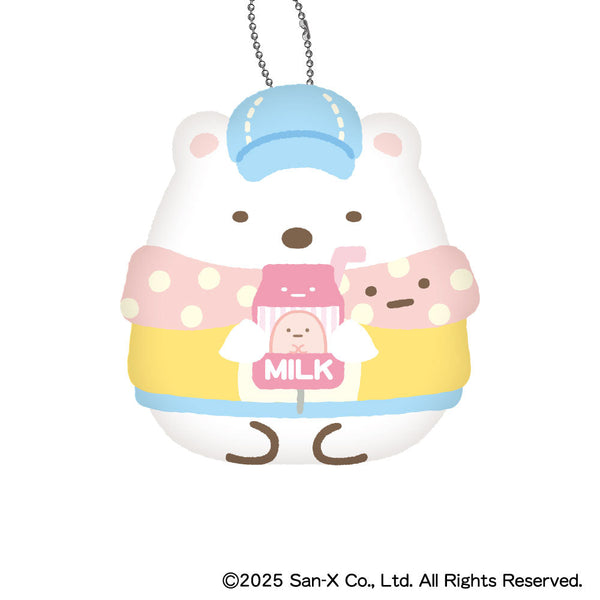 『すみっコぐらし』わくわくたぴおかコンビニ モフモフダイカットコインケース A しろくま