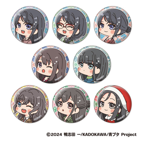 『青春ブタ野郎はサンタクロースの夢を見ない』むにきゃらバッジ【BOX】