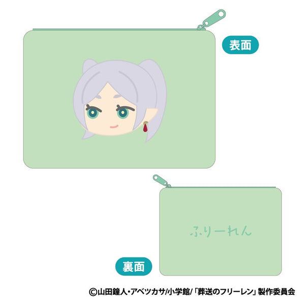 『葬送のフリーレン』もふもふ フラットポーチ A フリーレン(にこり)