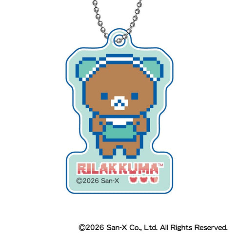 『リラックマ』ゲーミングアクリルキーホルダー【BOX】