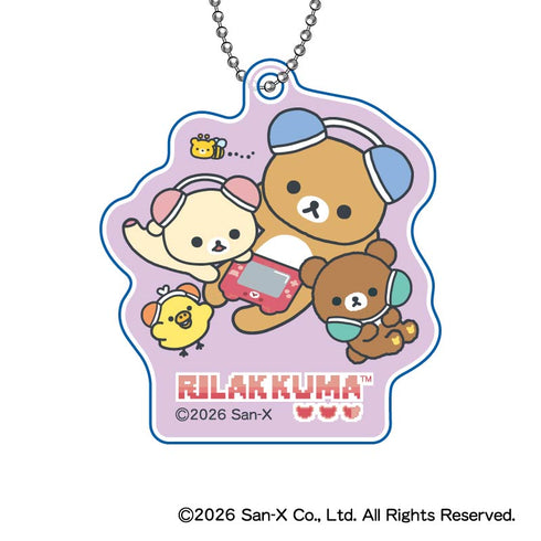 『リラックマ』ゲーミングアクリルキーホルダー【BOX】