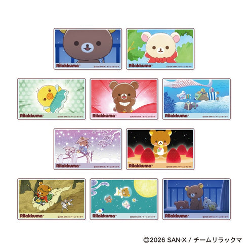 『リラックマ』トレーディングアクリルカード【BOX】