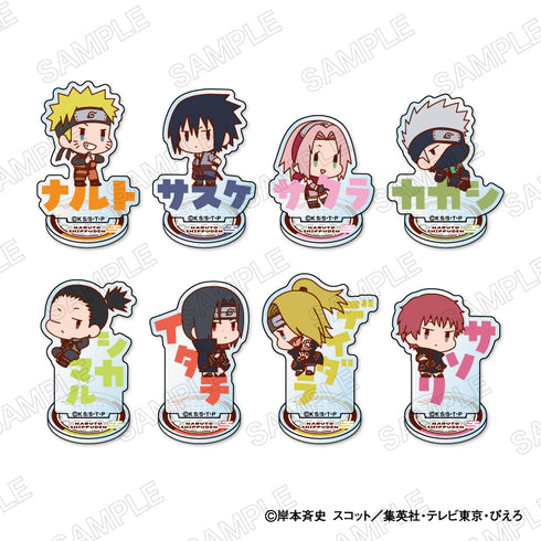 『NARUTO-ナルト- 疾風伝』おなまえぴたんコ ミニアクリルスタンド【BOX】