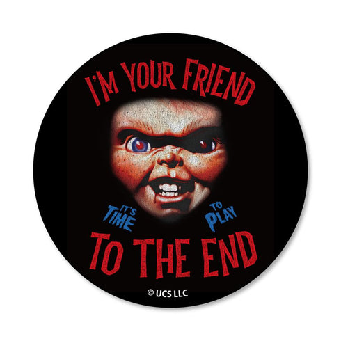 『チャッキー』缶バッジ I'M YOUR FRIEND【202508再販】