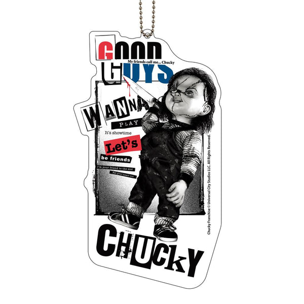 『チャッキー』アクリルキーチェーンBIG グレー【202508再販】