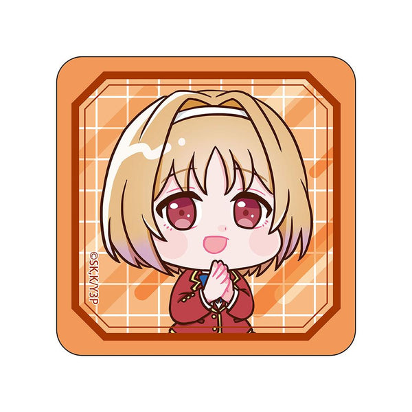 『ようこそ実力至上主義の教室へ』スクエア缶バッジ 櫛田桔梗【202504再販】