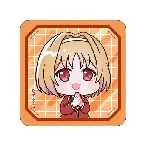 『ようこそ実力至上主義の教室へ』スクエア缶バッジ 櫛田桔梗【202502再販】