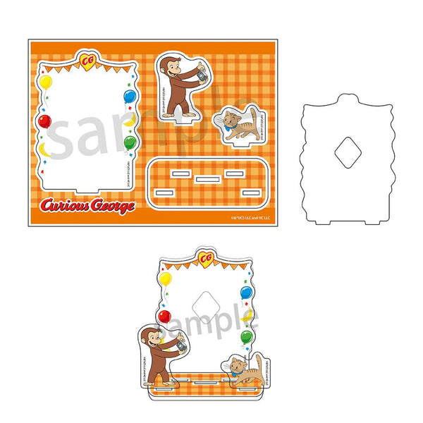 『おさるのジョージ』アクリルフォトスタンド オレンジ