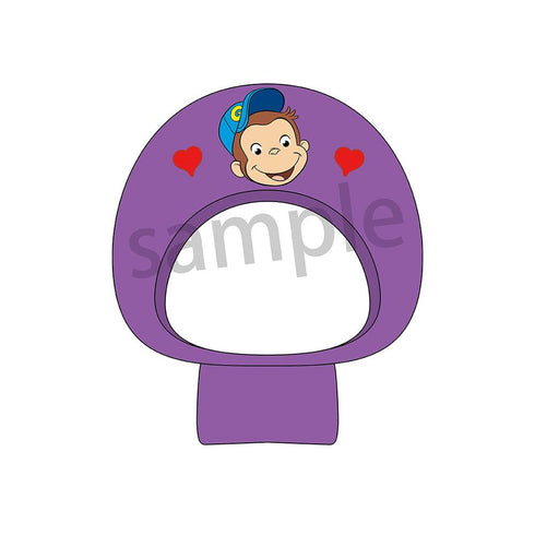 『おさるのジョージ』ペンライトカバー パープル