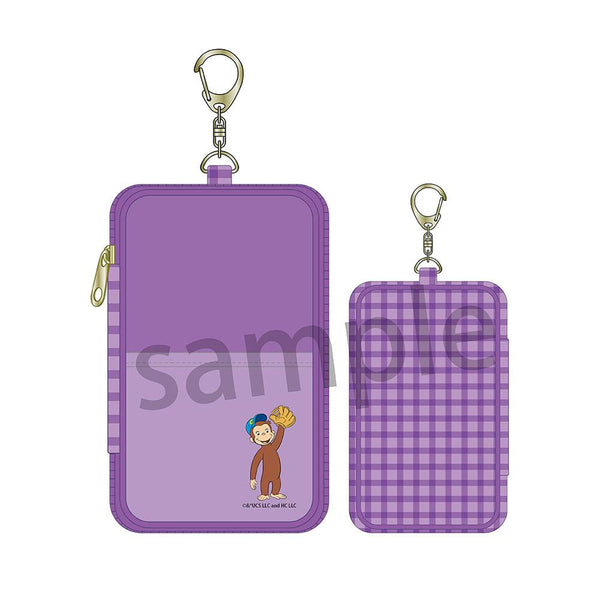 『おさるのジョージ』アクリルスタンドホルダー パープル