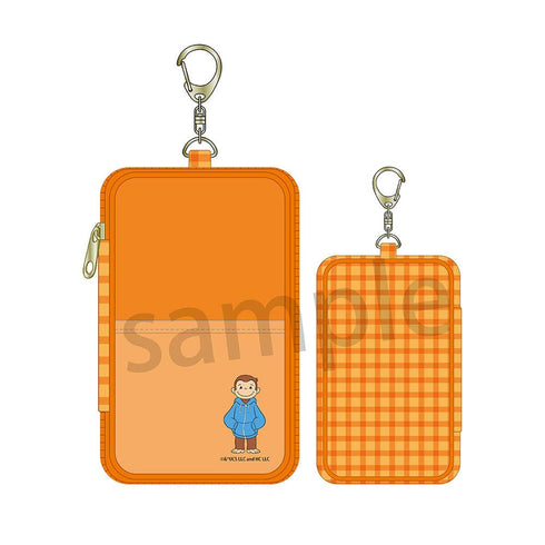 『おさるのジョージ』アクリルスタンドホルダー オレンジ