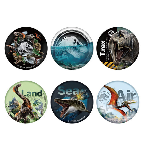 『ジュラシック・ワールド』缶バッジ (ブラインド)【BOX】