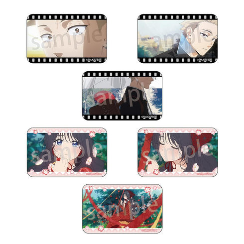 『薫る花は凛と咲く』スクエア缶バッジ【BOX】