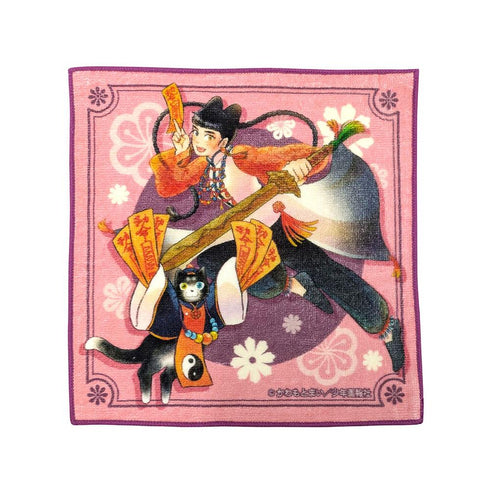 『ねこぱんち』ミニタオル かわもとまい