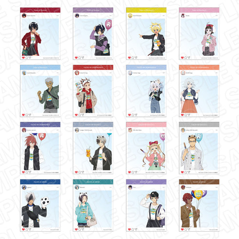 『テイルズ オブシリーズ』SNS風クリアカード(ブラインド) 遊園地 ver. BOX