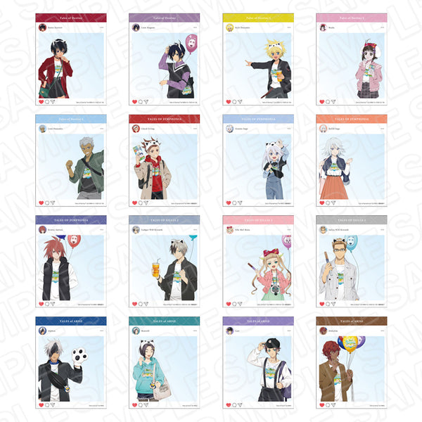 『テイルズ オブシリーズ』SNS風クリアカード(ブラインド) 遊園地 ver. BOX
