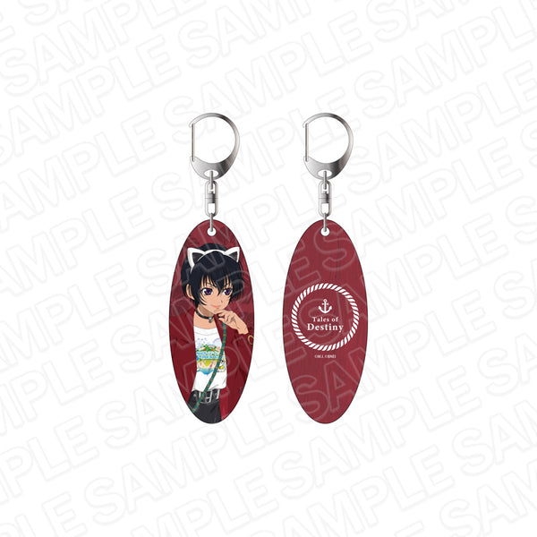 『テイルズ オブシリーズ』両面キーホルダー ルーティ・カトレット 遊園地 ver.