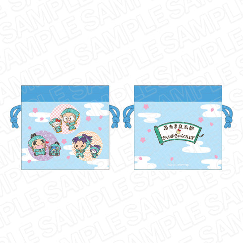 『忍たま乱太郎×サンリオキャラクターズ』巾着 一年生