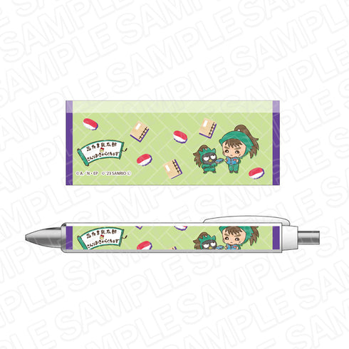 『忍たま乱太郎×サンリオキャラクターズ』ボールペン 中在家長次×バッドばつ丸
