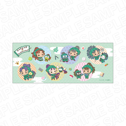 『忍たま乱太郎×サンリオキャラクターズ』フェイスタオル 六年生