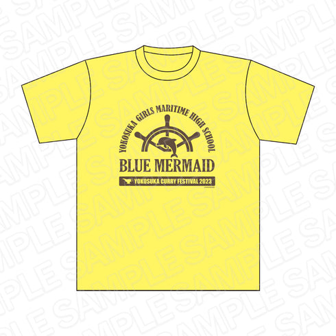 『劇場版 ハイスクール・フリート』模擬店Tシャツ イエロー よこすかカレーフェスティバル2023 ver.