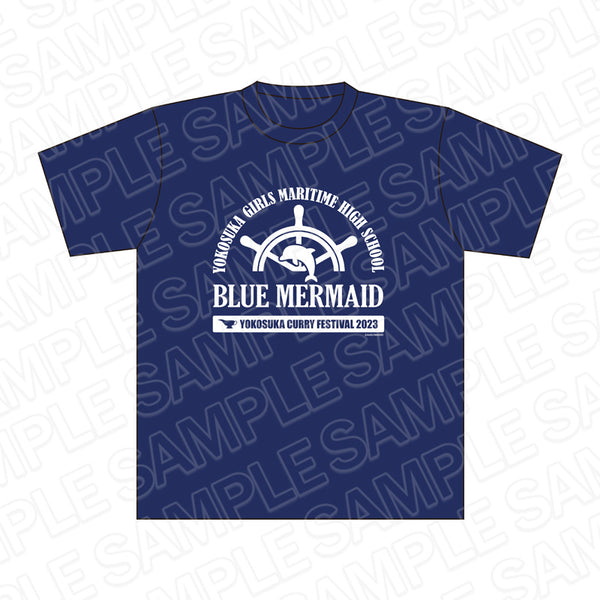 『劇場版 ハイスクール・フリート』模擬店Tシャツ ネイビー よこすかカレーフェスティバル2023 ver.