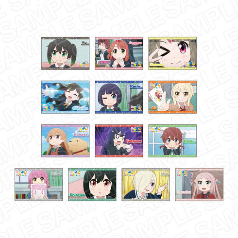 『にじよん あにめーしょん』スクエアカンバッジ vol.1 セット