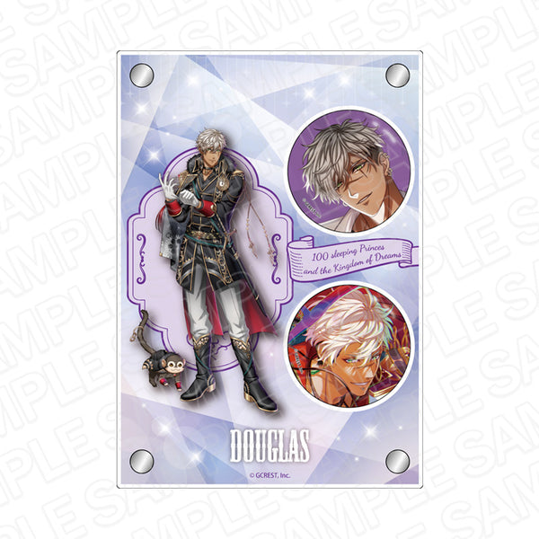 『夢王国と眠れる100人の王子様』カンバッジ付きアクリルアート ダグラス An Ete