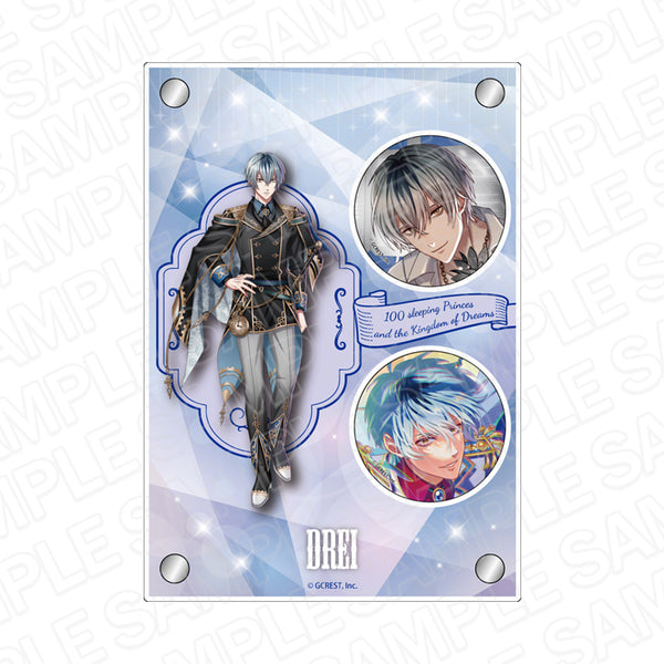 『夢王国と眠れる100人の王子様』カンバッジ付きアクリルアート ドライ An Eternal Dream