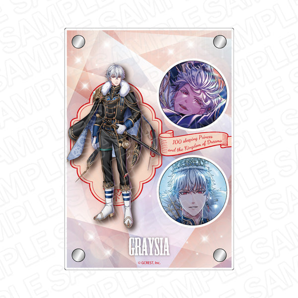 『夢王国と眠れる100人の王子様』カンバッジ付きアクリルアート グレイシア Hope is in Me