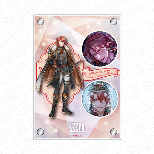 『夢王国と眠れる100人の王子様』カンバッジ付きアクリルアート リーヤ Hope is in Me