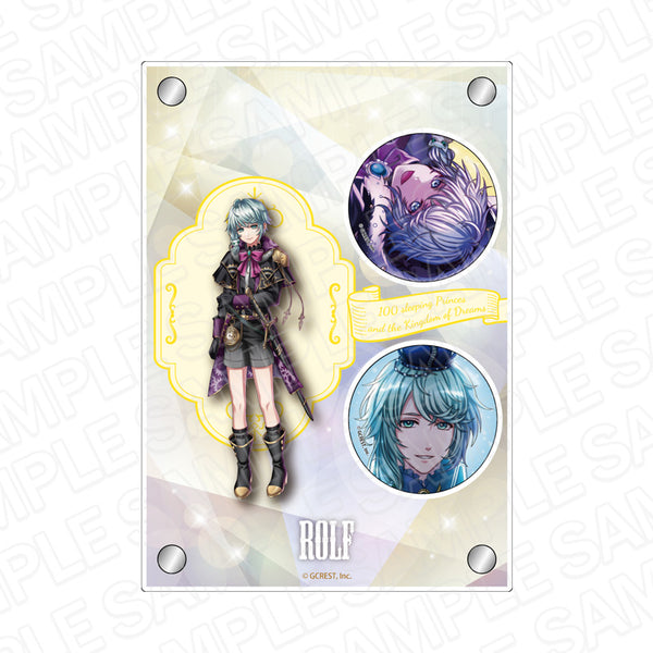 『夢王国と眠れる100人の王子様』カンバッジ付きアクリルアート ロルフ Hope is in Me
