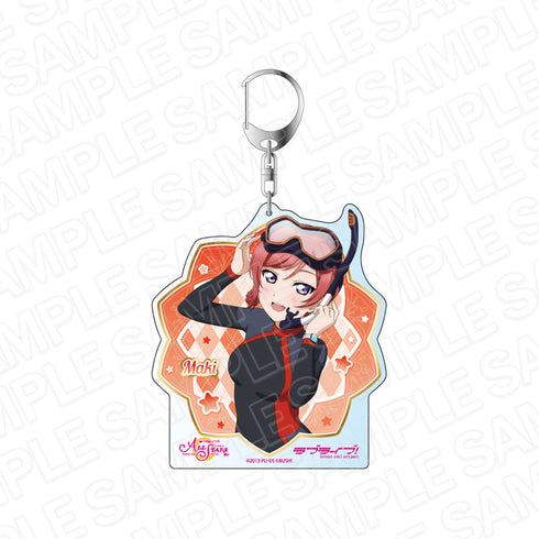 『ラブライブ!スクールアイドルフェスティバル ALL STARS』デカキーホルダー 西木野真姫 夏だ、海だ、合宿だYeah!! ver