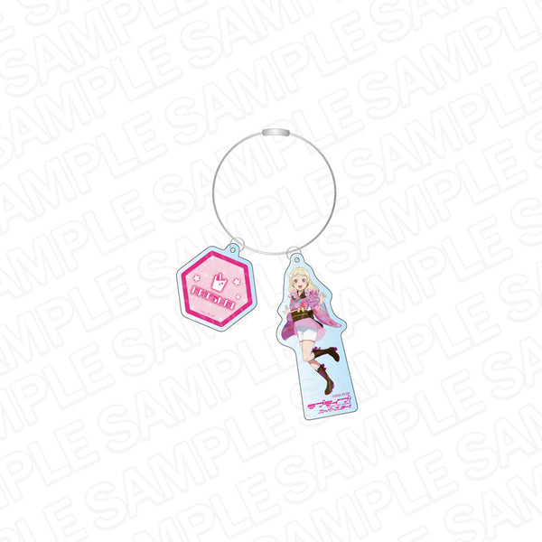 『ラブライブ!スーパースター!! 』ワイヤーキーホルダー 鬼塚夏美 和風ドレス ver