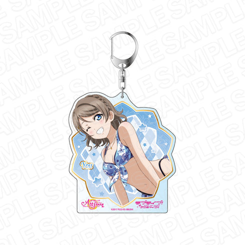 『ラブライブ!スクールアイドルフェスティバル ALL STARS』デカキーホルダー 渡辺 曜 挑戦!サンセットサマー ver