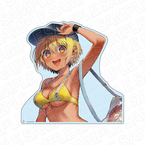 『ギャルゲーマーに褒められたい』特大ダイカットアクリルボード 悠 水着 ver.