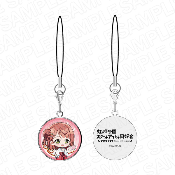 『ラブライブ!虹ヶ咲学園スクールアイドル同好会』チャームストラップ 上原歩夢 巫女デフォルメ ver