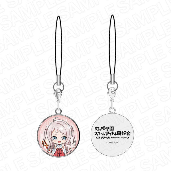 『ラブライブ!虹ヶ咲学園スクールアイドル同好会』チャームストラップ 鐘 嵐珠 巫女デフォルメ ver