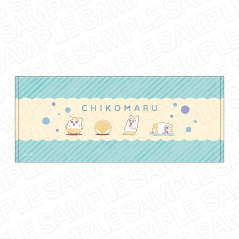 『ちこまる』フェイスタオル B クレヨン ver.