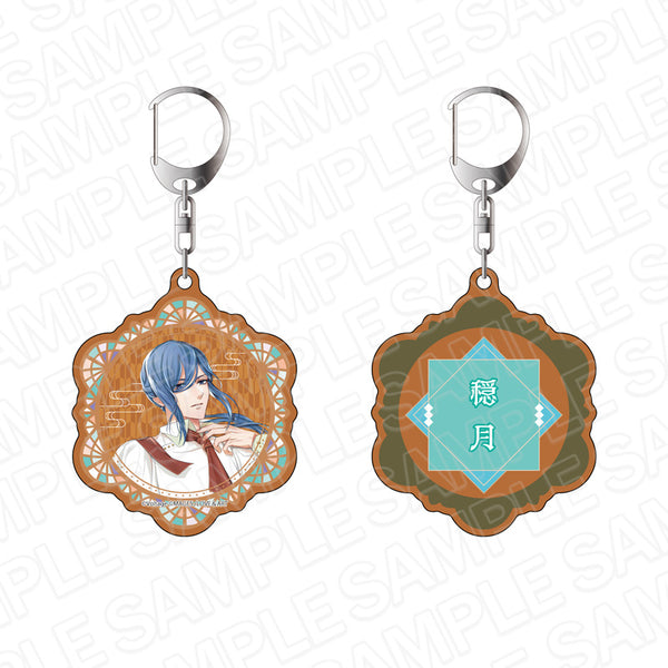 『あやかし恋廻り』キラキラ両面キーホルダー 穏月 あや恋×めいこい コラボ記念ショップ
