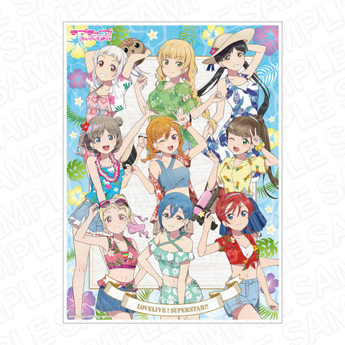 『ラブライブ!スーパースター!!』 キャンバスアート アロハ ver