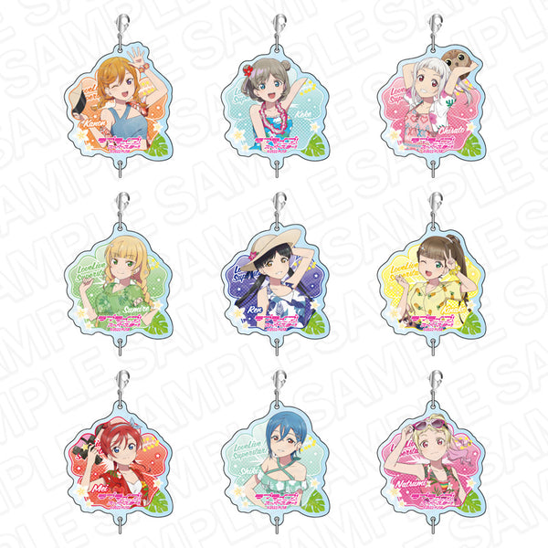 『ラブライブ!スーパースター!!』 つながるアクリルキーホルダー アロハ ver セット