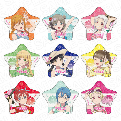 『ラブライブ!スーパースター!!』 星型カンバッジ アロハ ver セット