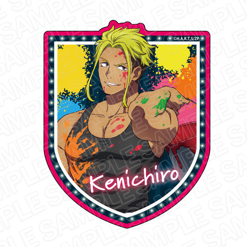 『ゾン100~ゾンビになるまでにしたい100のこと~』ダイカットステッカー 竜崎憲一朗 ペイント ver.