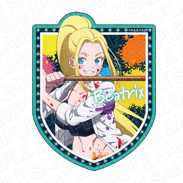 『ゾン100~ゾンビになるまでにしたい100のこと~』ダイカットステッカー ベアトリクス・アメルハウザー ペイント ver.