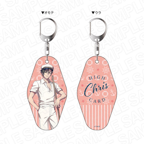 『HIGH CARD』両面キーホルダー クリス・レッドグレイヴ marine look ver.