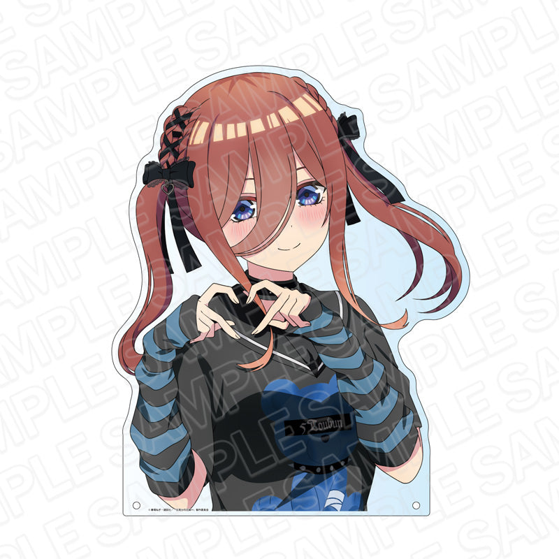 『五等分の花嫁∽』特大ダイカットアクリルボード 中野三玖 サブカルパンク ver. – Anime Store JP