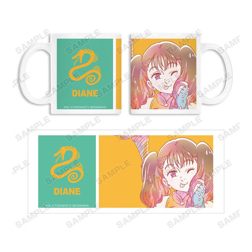 『七つの大罪 神々の逆鱗』ディアンヌ Ani-Art clear label マグカップ【202501再販】